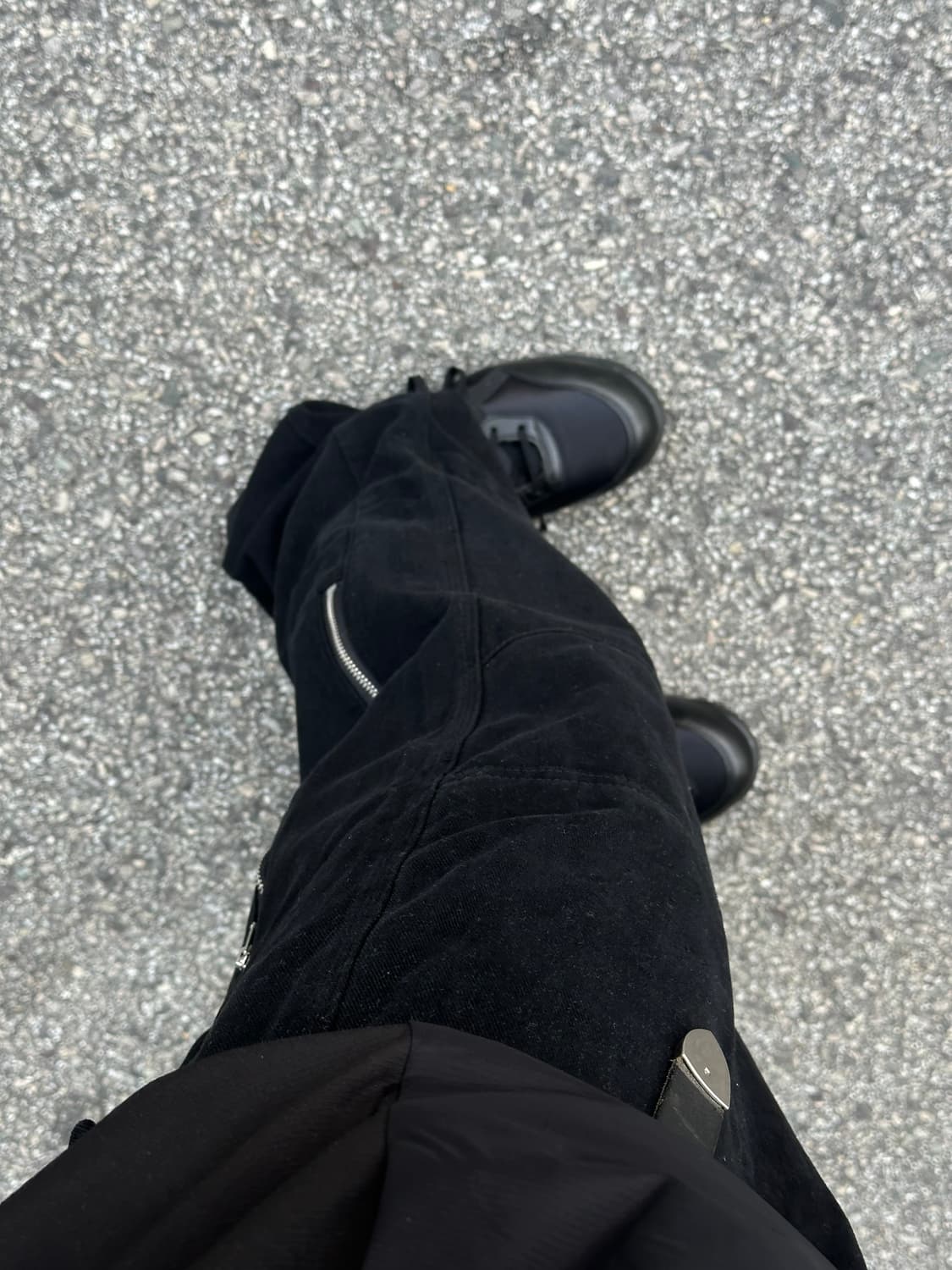 플라스틱 프로덕트 지퍼팬츠(M) 상품이미지8