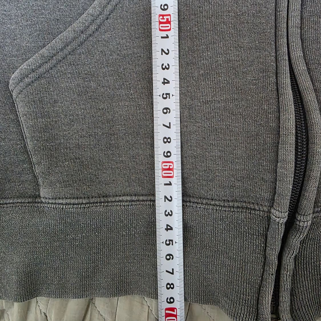 [L] 90s 빈티지 러셀 애슬레틱 후드집업 다크그레이 VER. 페이딩 상품이미지9