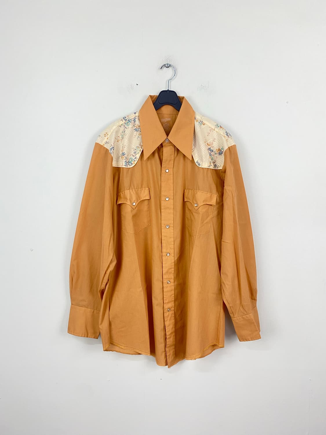 70-80s 아메리칸빈티지 요크 꽃무늬 웨스턴셔츠 <60> 상품이미지1