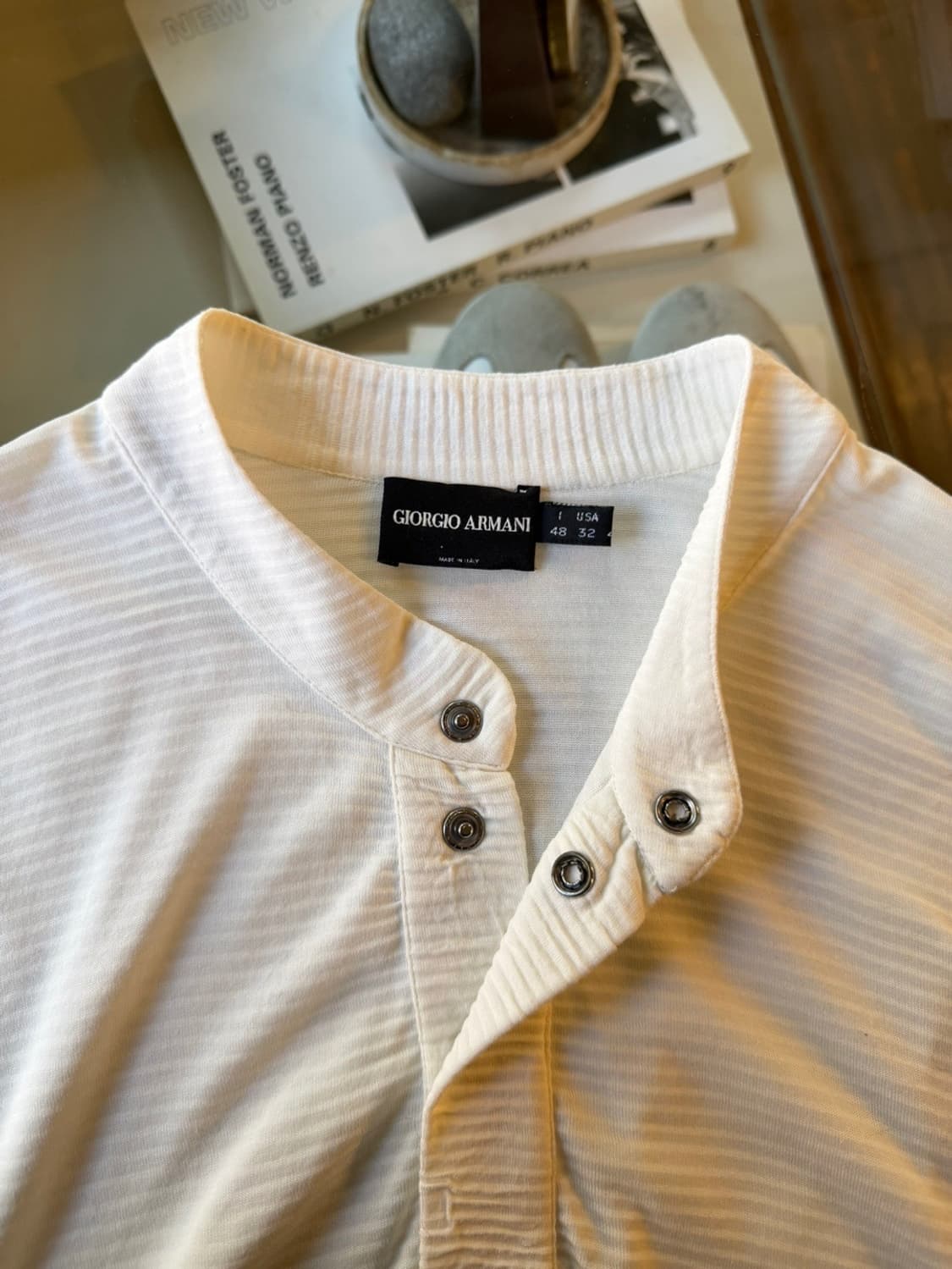 조르지오 아르마니 헨리넥 롱슬리브 티셔츠 100 상품이미지9