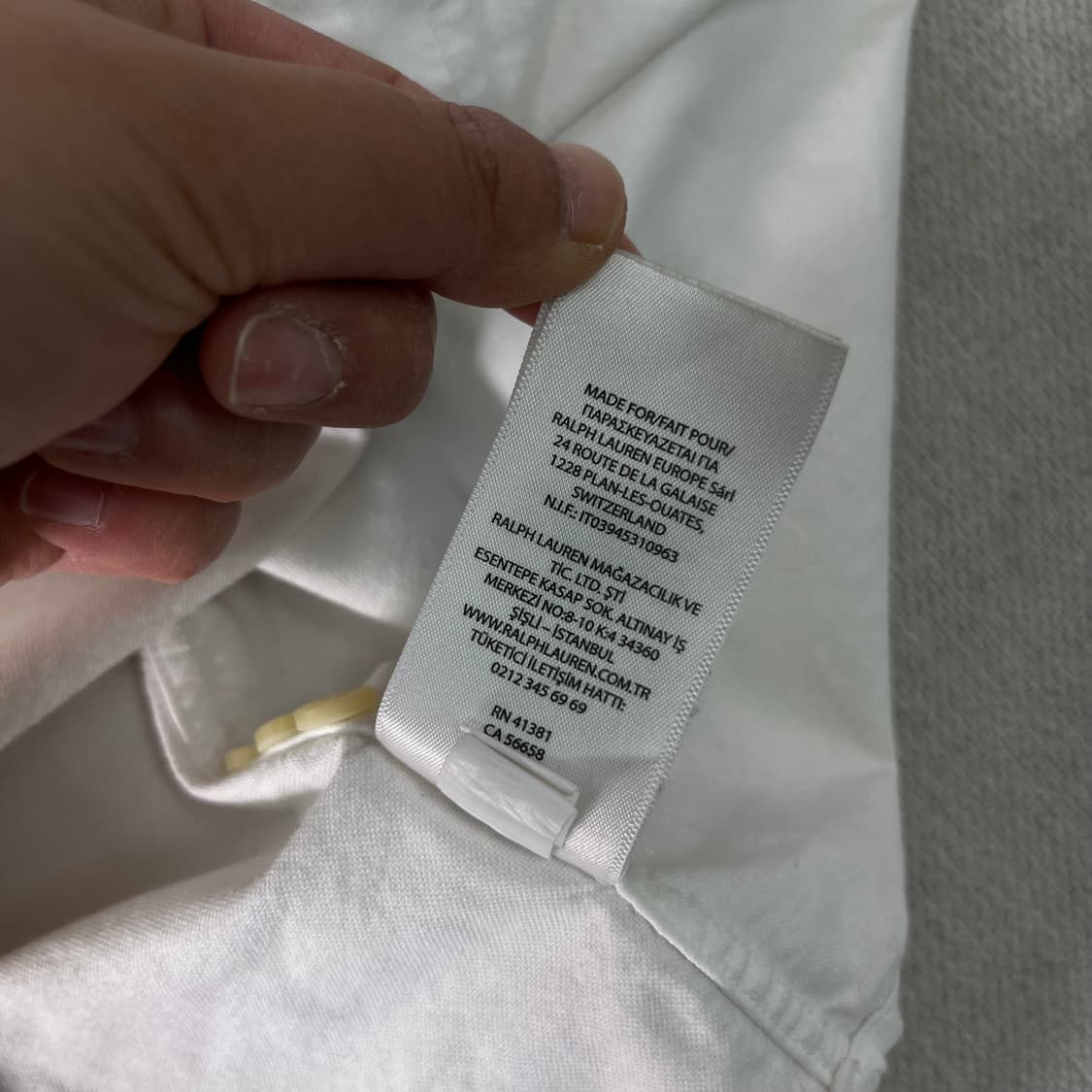 105 폴로랄프로렌 화이트 코튼 셔츠 상품이미지7