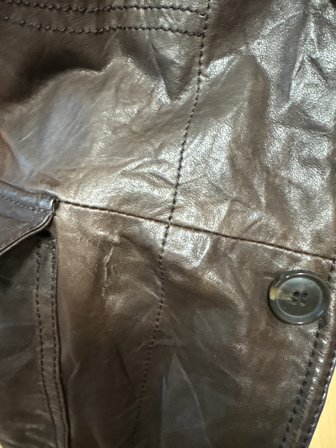 Ryohe 료헤 빠니깔레 양가죽 레더 자켓 상품이미지3