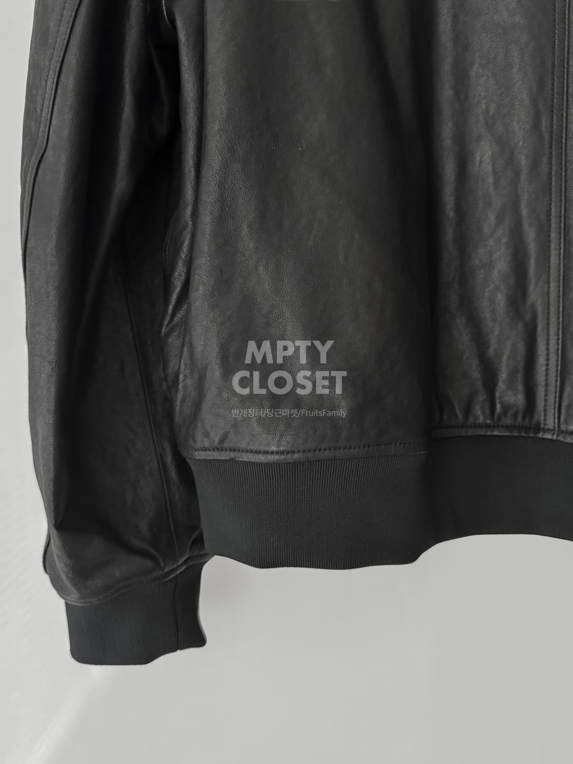 [L] 질스튜어트뉴욕 양가죽 후드 MA-1 마원 점퍼 상품이미지5