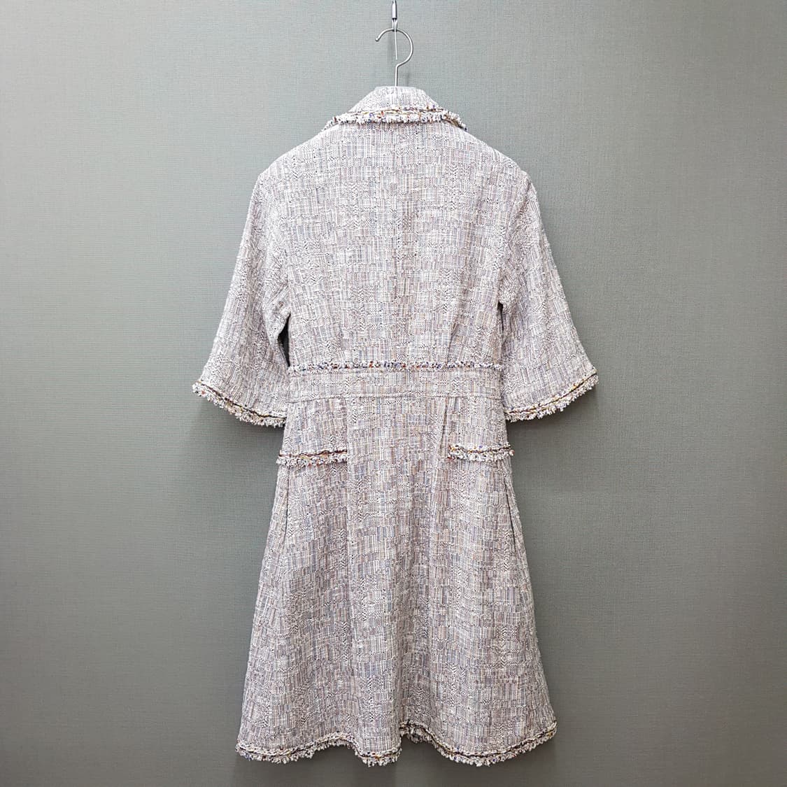 한섬 마인 트위드 A라인 원피스 76-90-155사이즈 상품이미지6