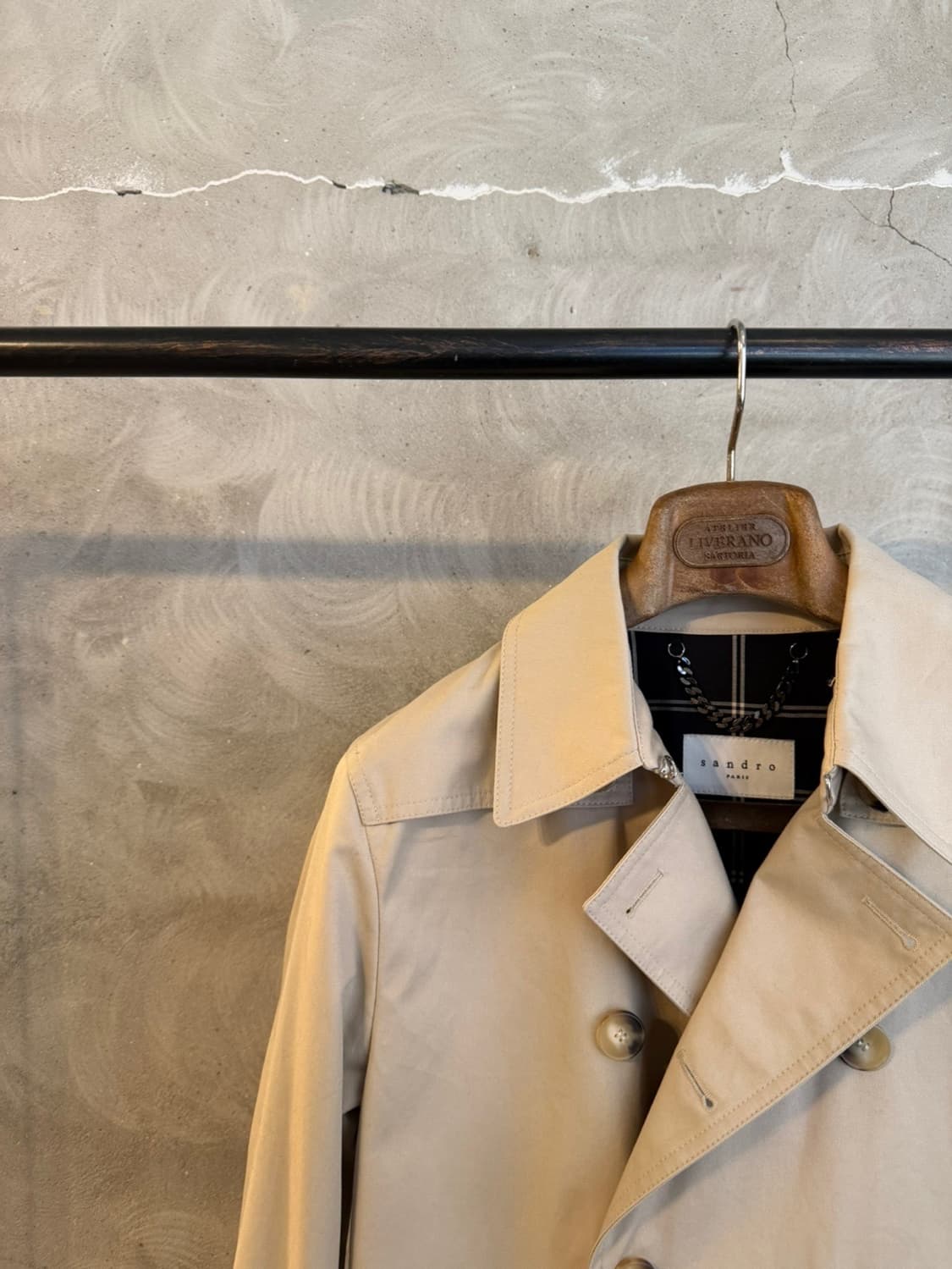 산드로 트렌치코트 100 상품이미지2