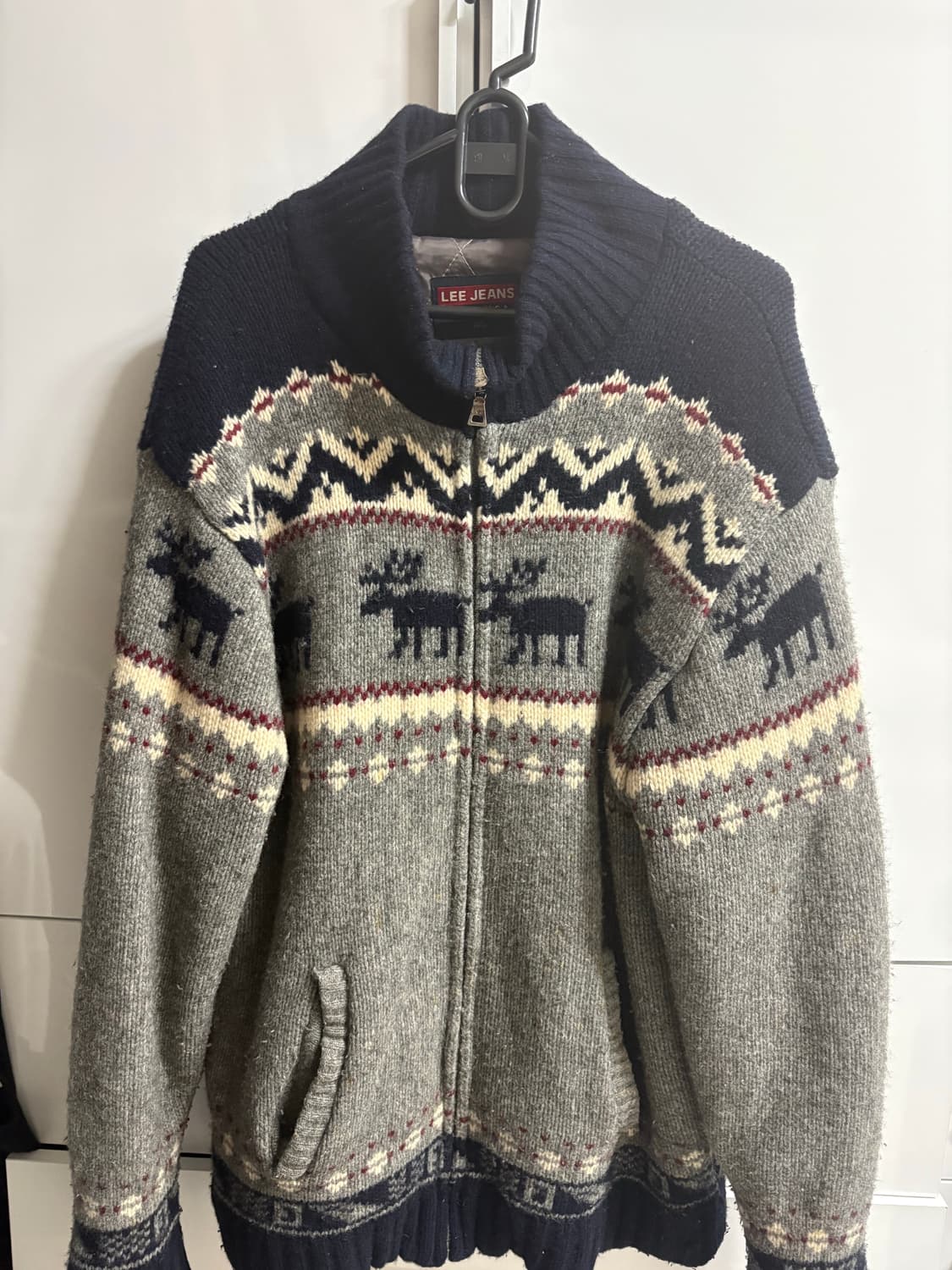 Lee Jeans 노르딕 니트 가디건 상품이미지1