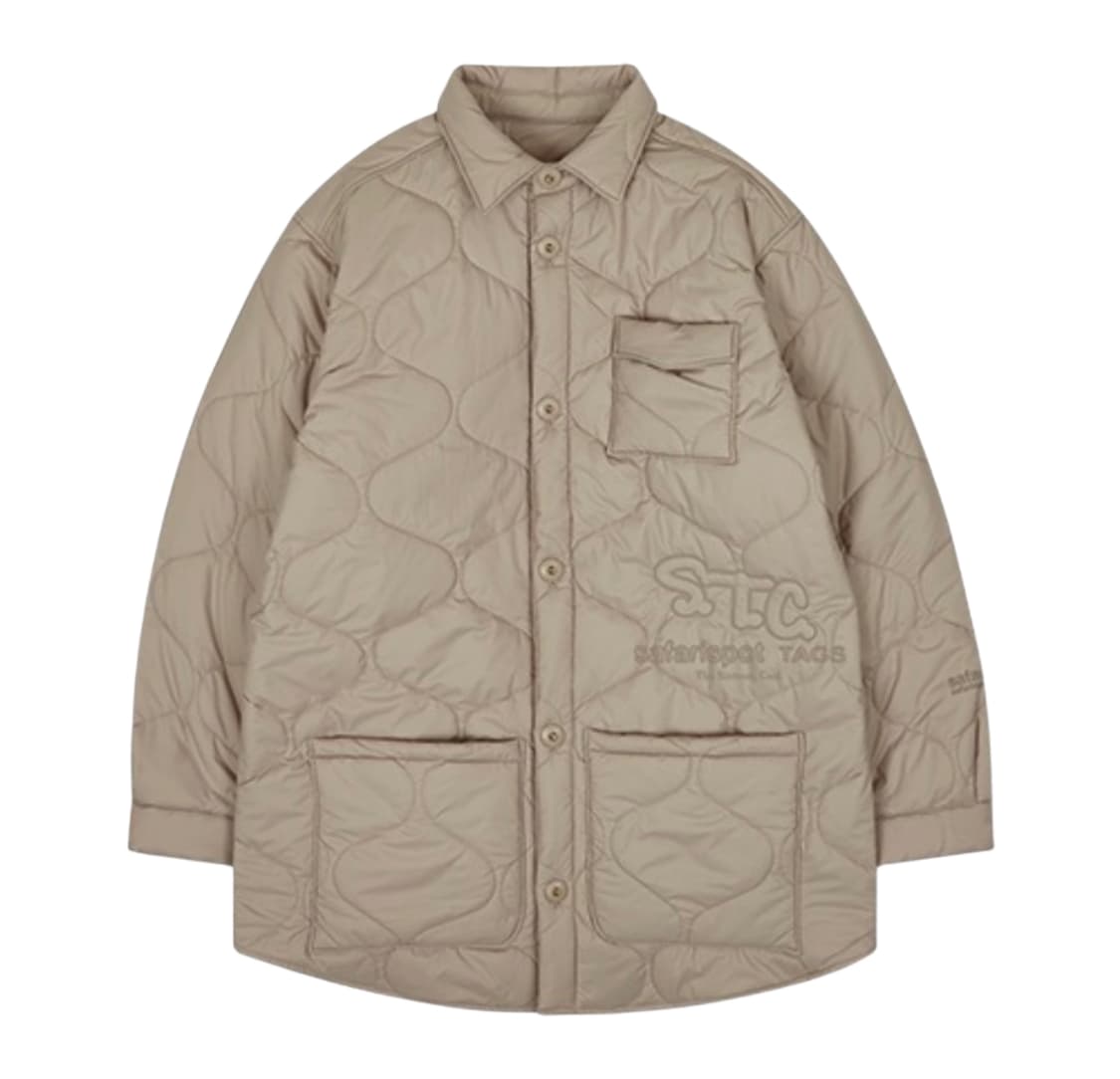 Safarispot 사파리스팟 퀄팅 자켓 베이지 상품이미지2