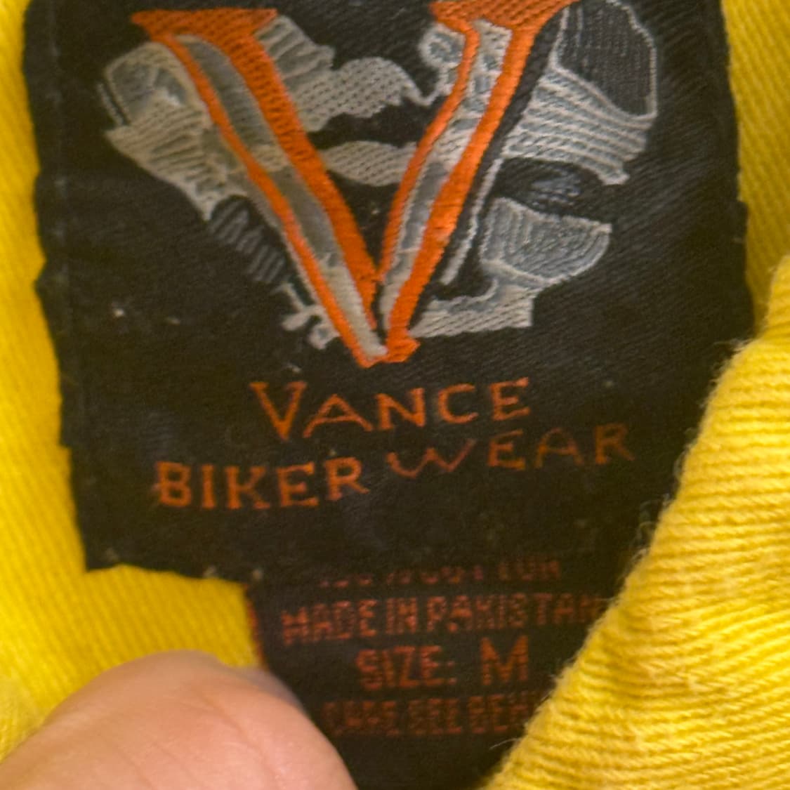 VANCE BIKER WEAR 버튼 업 민소매 그래픽 상품이미지3