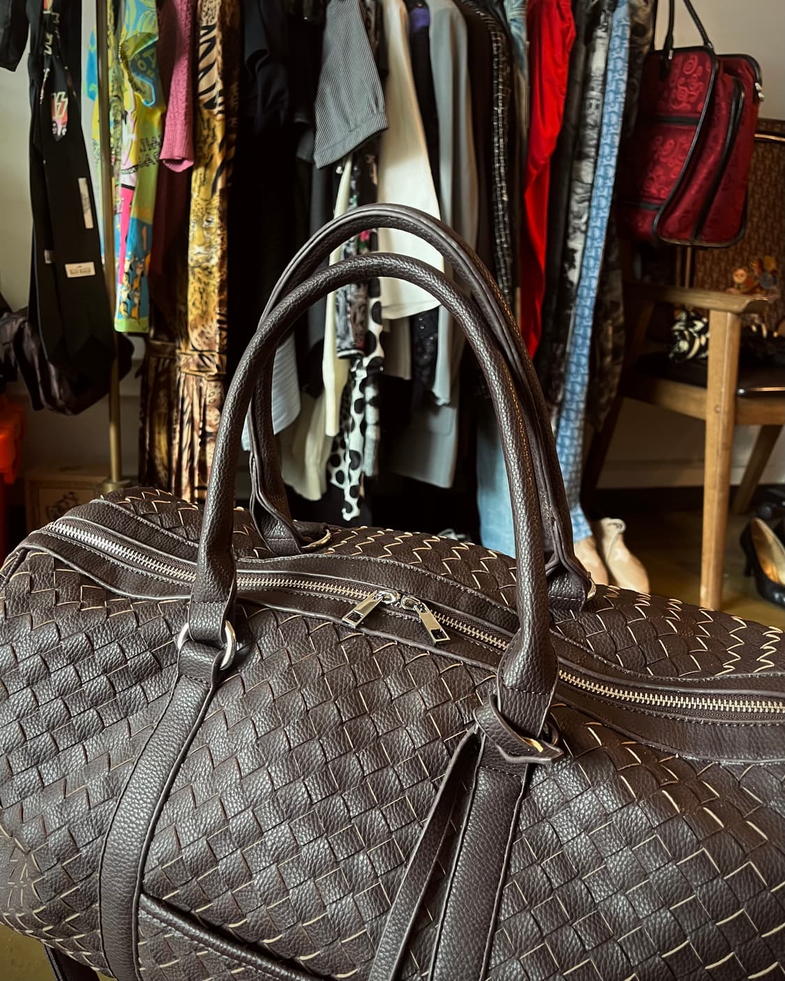 REGiSTA Tokyo Intrecciato Leather Bag 상품이미지6