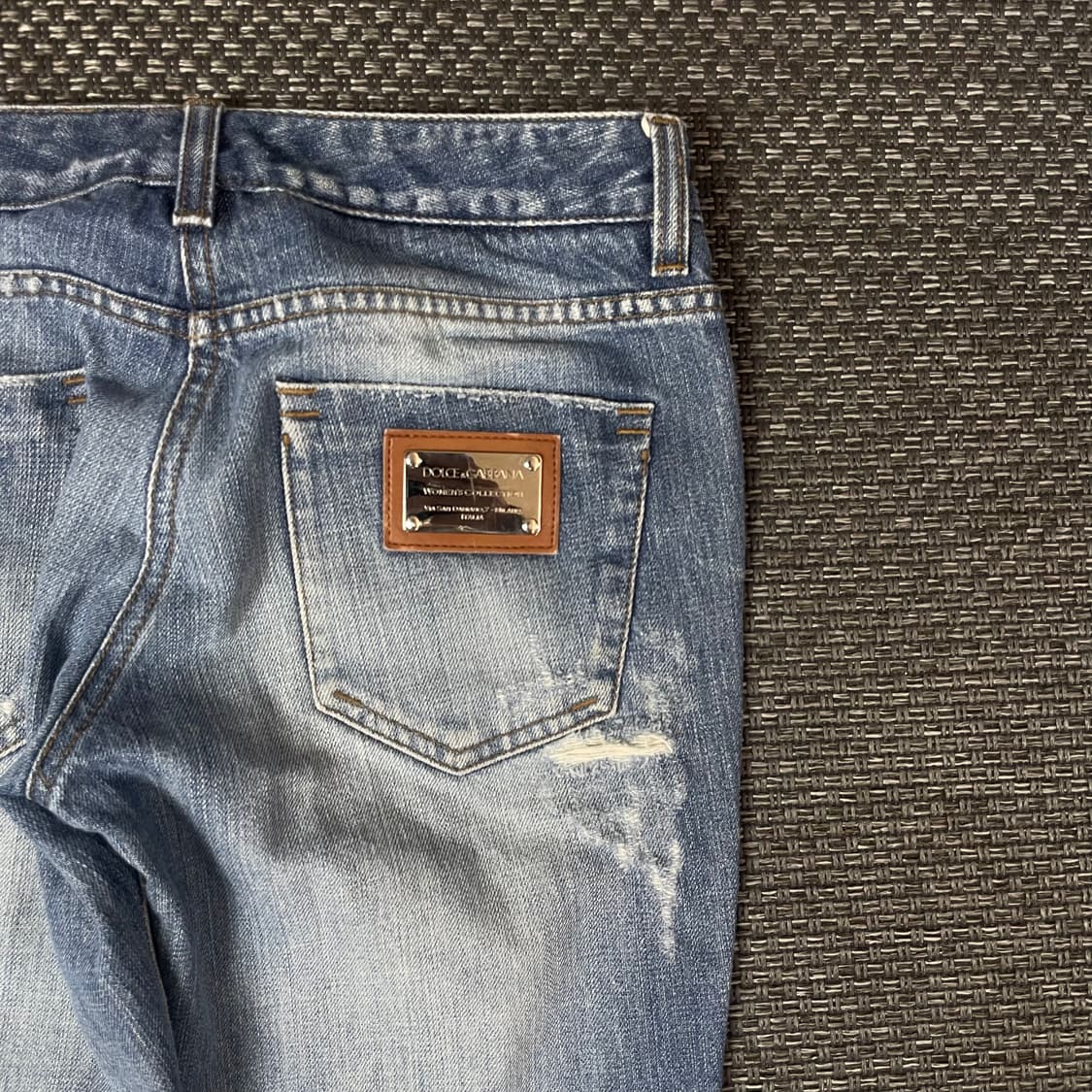 (38) 돌체앤가바나 디스트레스드 데님 팬츠 상품이미지4
