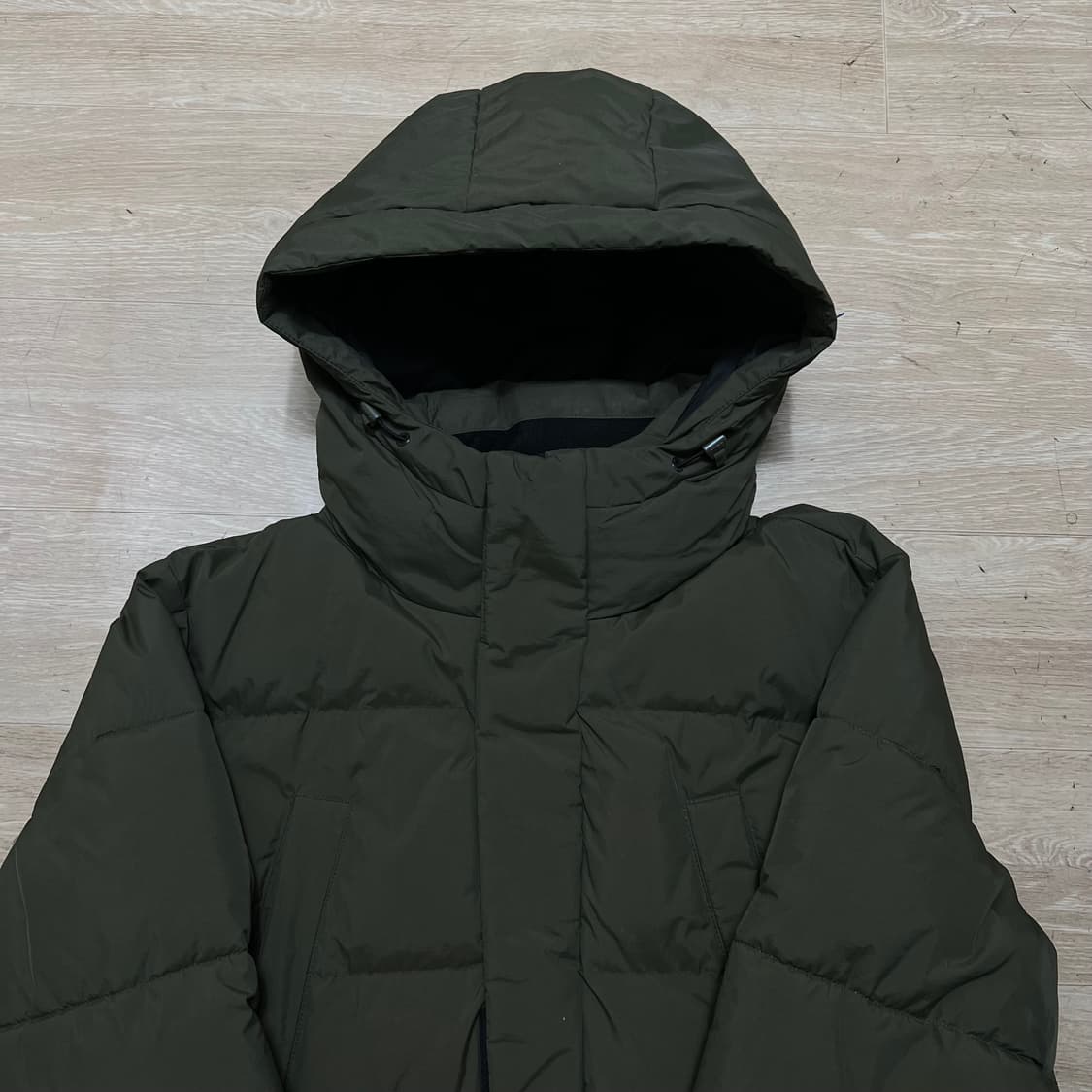푸마 후드 롱패딩 점퍼 [카키] L/100 상품이미지2