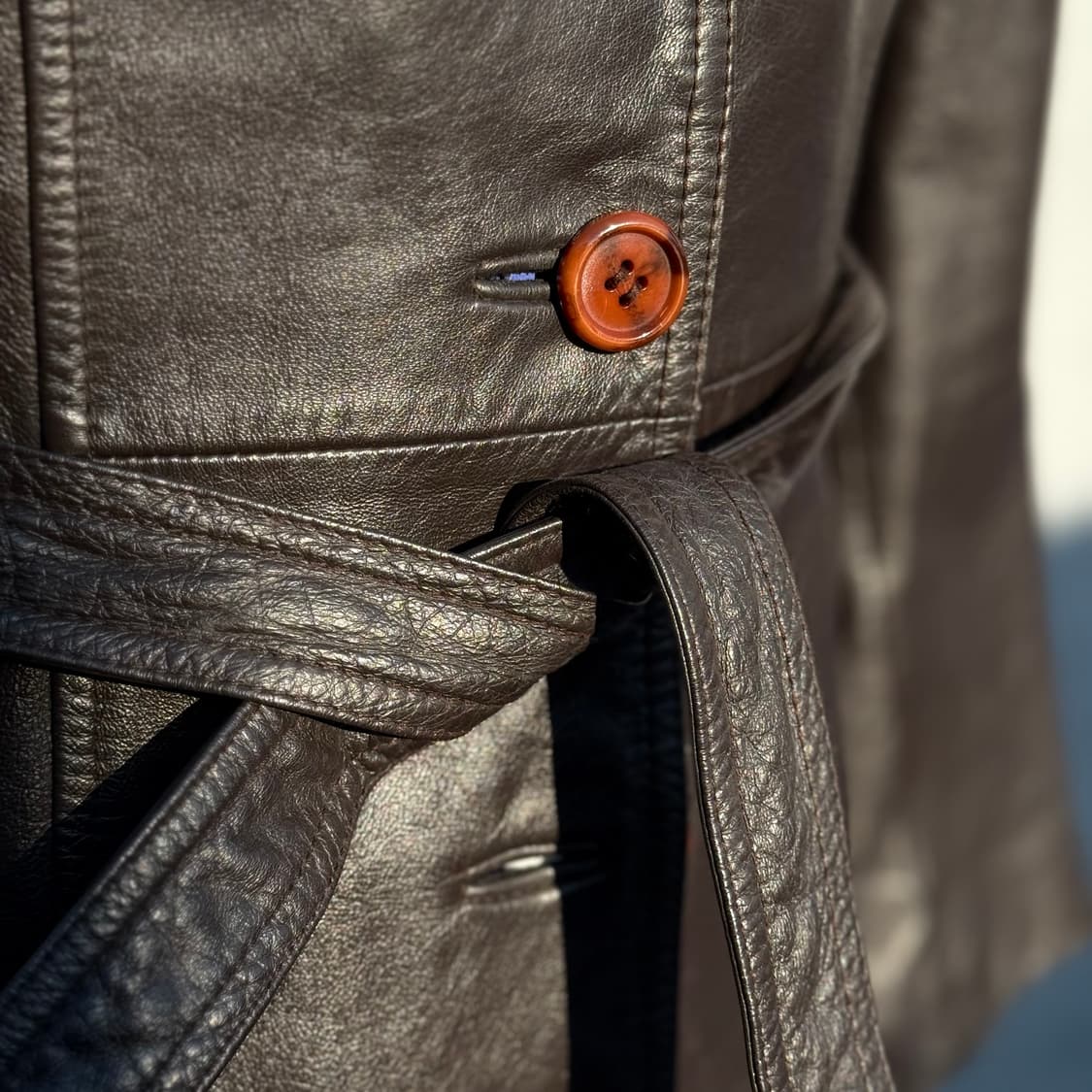 CASFA 카우하이드 벨티드 자켓 55-66 상품이미지9