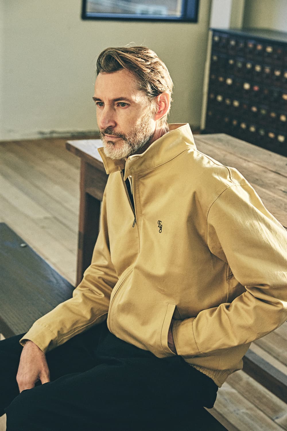 에스피오나지 랜디 해링턴 자켓 베이지 S 상품이미지5