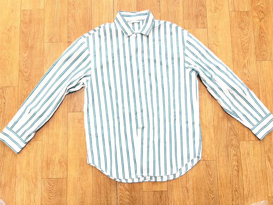 한섬 타임 스트라이프 셔츠 상품이미지1