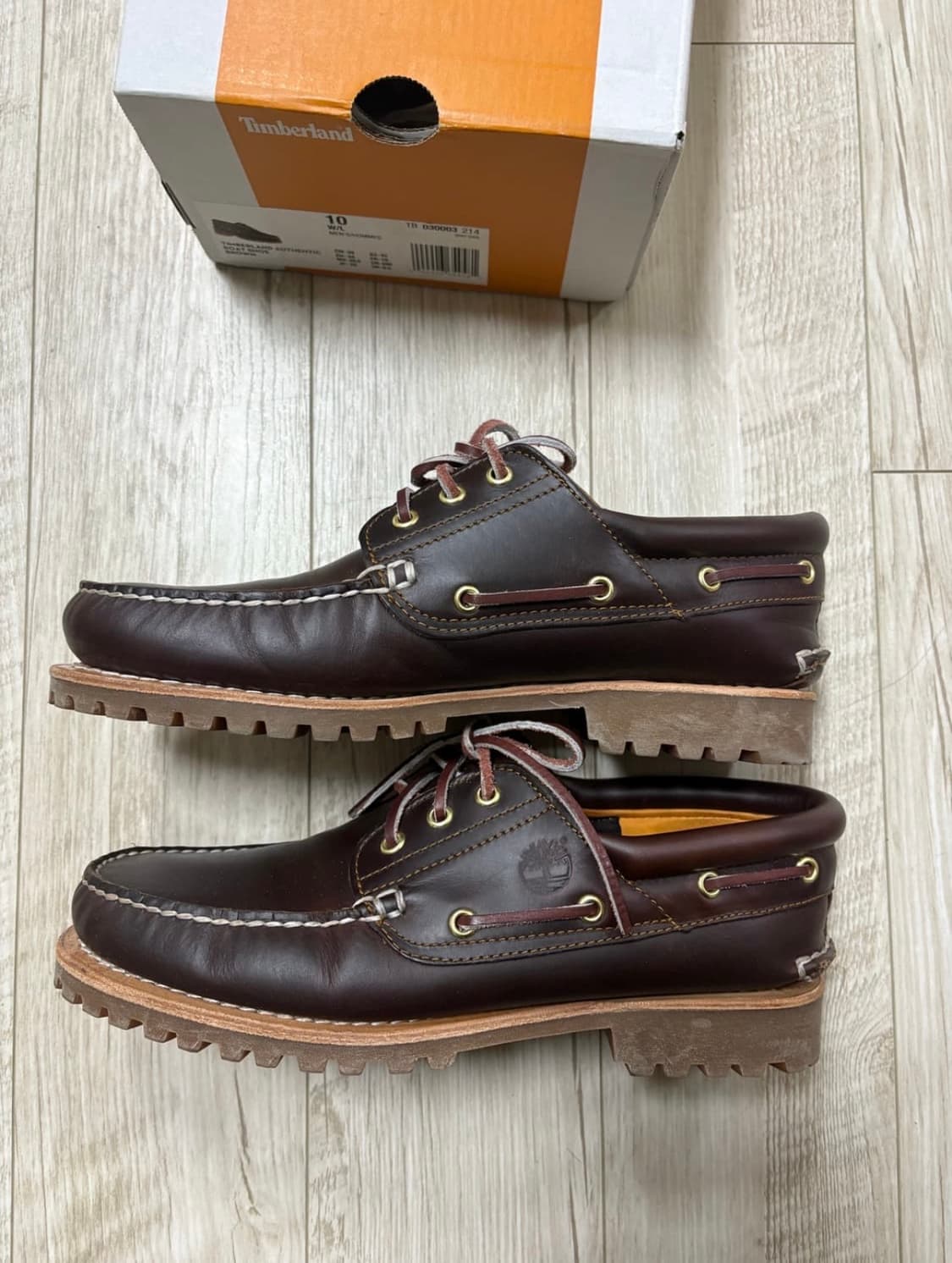 팀버랜드 3아이 보트슈즈 브라운 280 상품이미지2