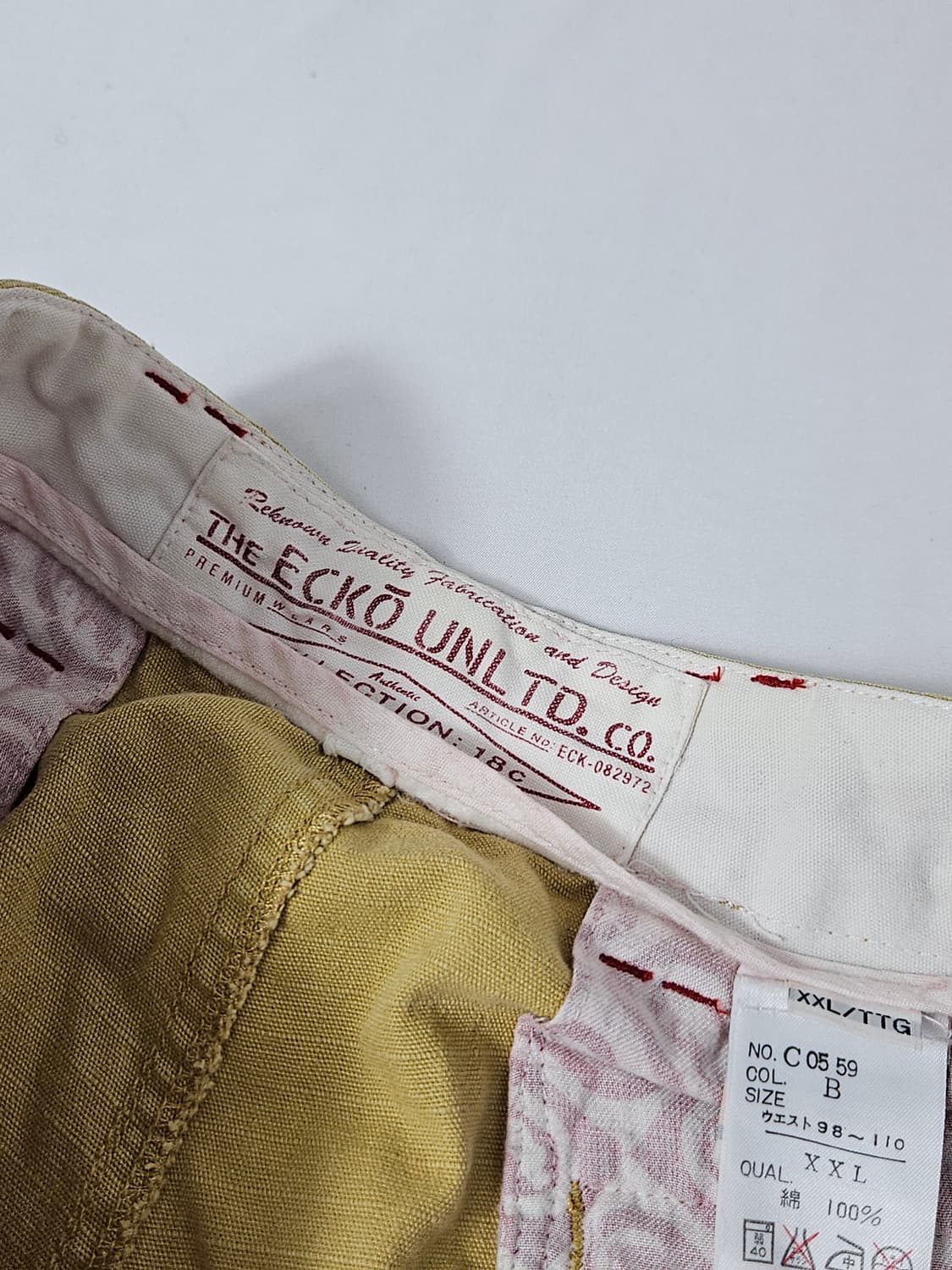 90s Ecko Unltd 일본 빈티지 카고쇼츠 숏팬츠 반바지 XXL 상품이미지6