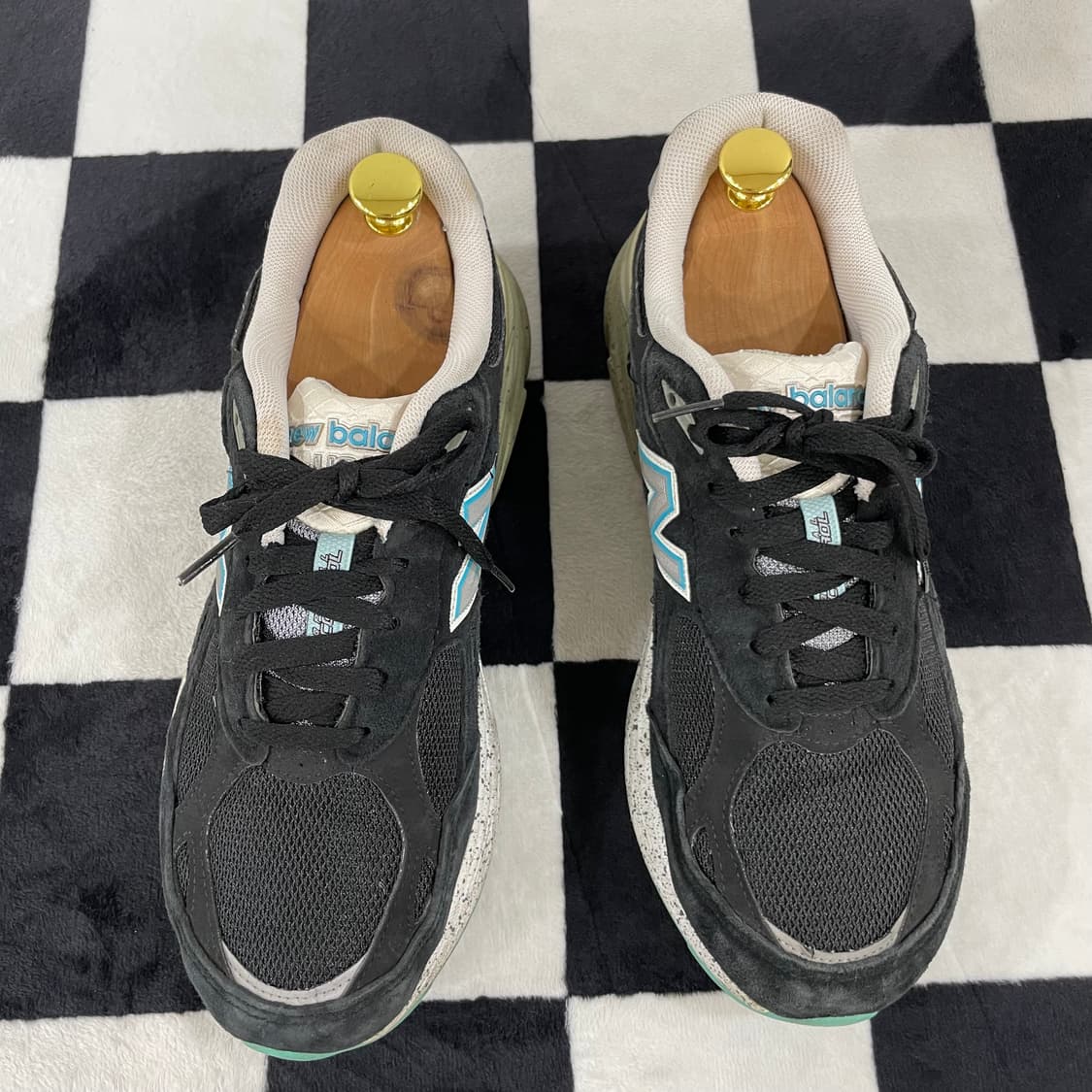 483) 뉴발란스 990v3 메이드 인 USA 블랙 그린 275mm 상품이미지2