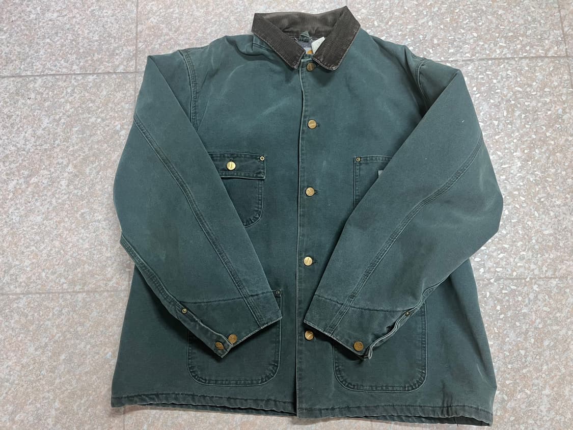 칼하트 초어코트 c02 헌터그린 상품이미지1