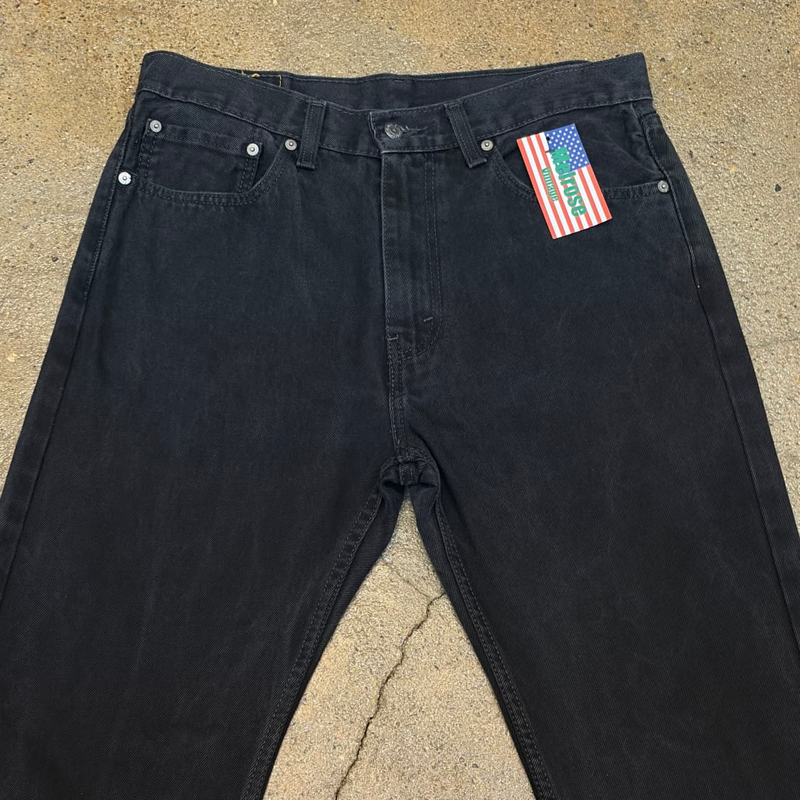 미국 빈티지 리바이스 505 블랙진 청바지 상품이미지2