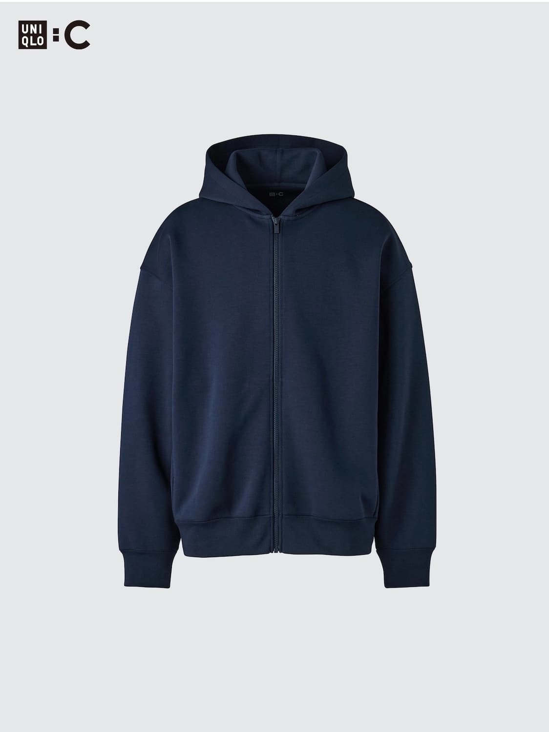 (교환)유니클로 오버사이즈 스웨트 풀집 파카 L, M이랑 교환 상품이미지1