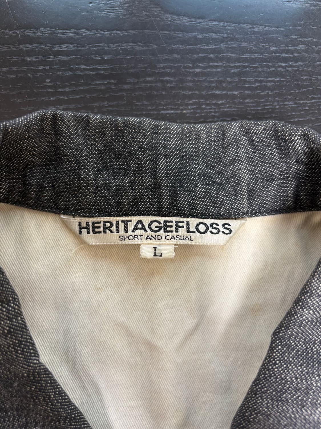 [L] 헤리티지플로스 데님 자켓 상품이미지3