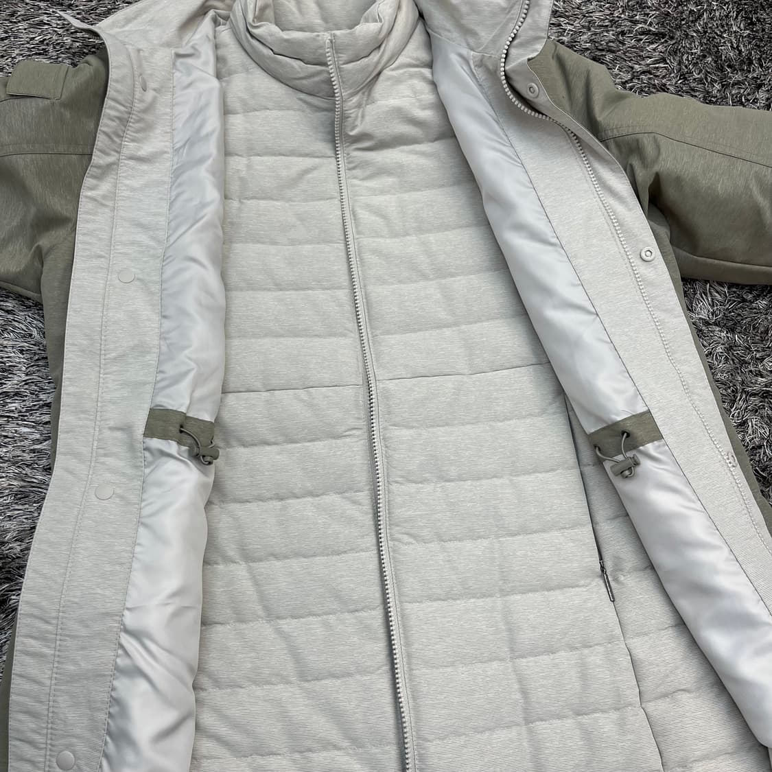 코오롱스포츠 여성 2 in 1 야상 점퍼(내피 포함) (110) 상품이미지4