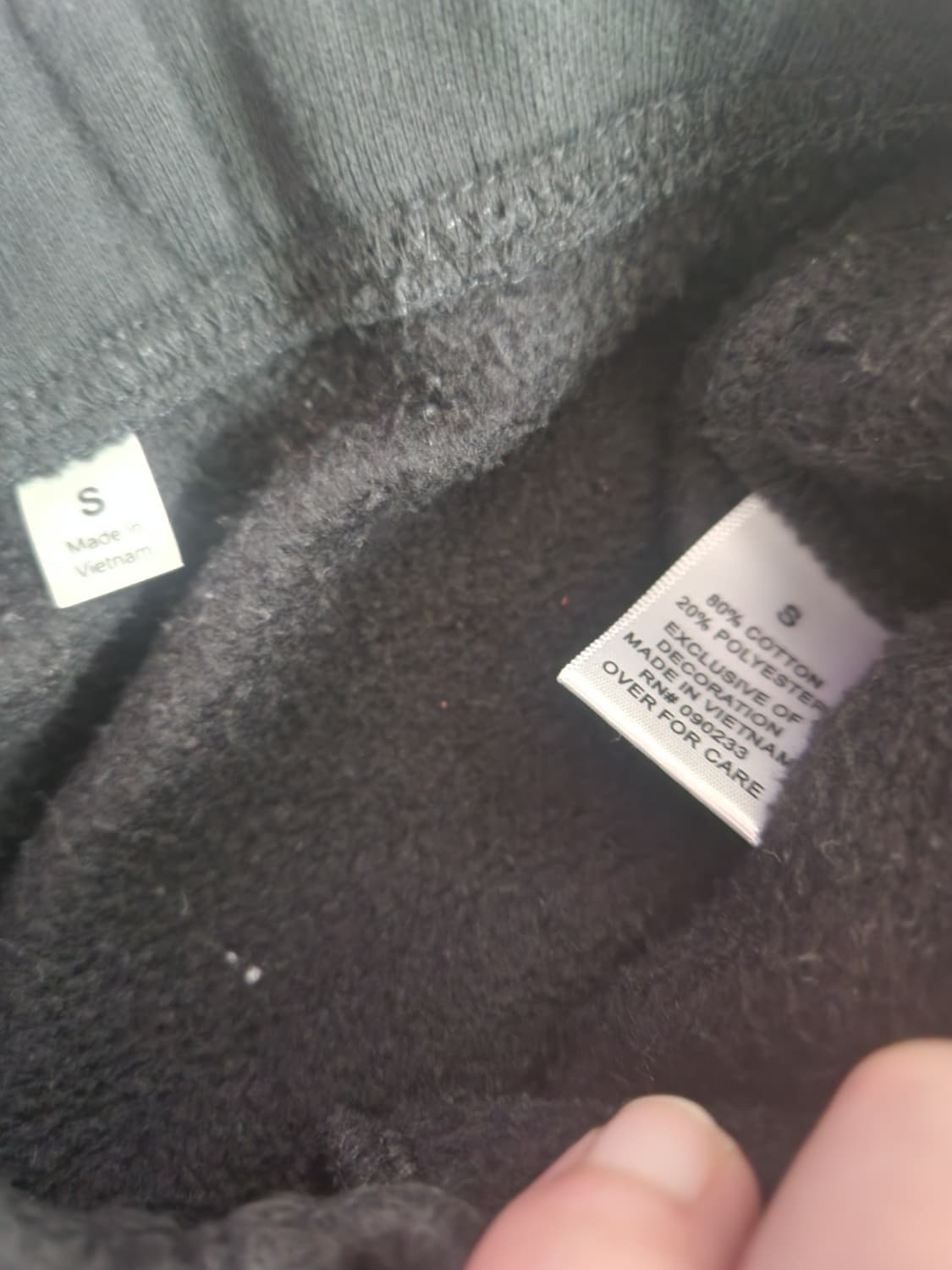 피어오브갓 에센셜 블랙 셋업 맨투맨 바지 상품이미지4