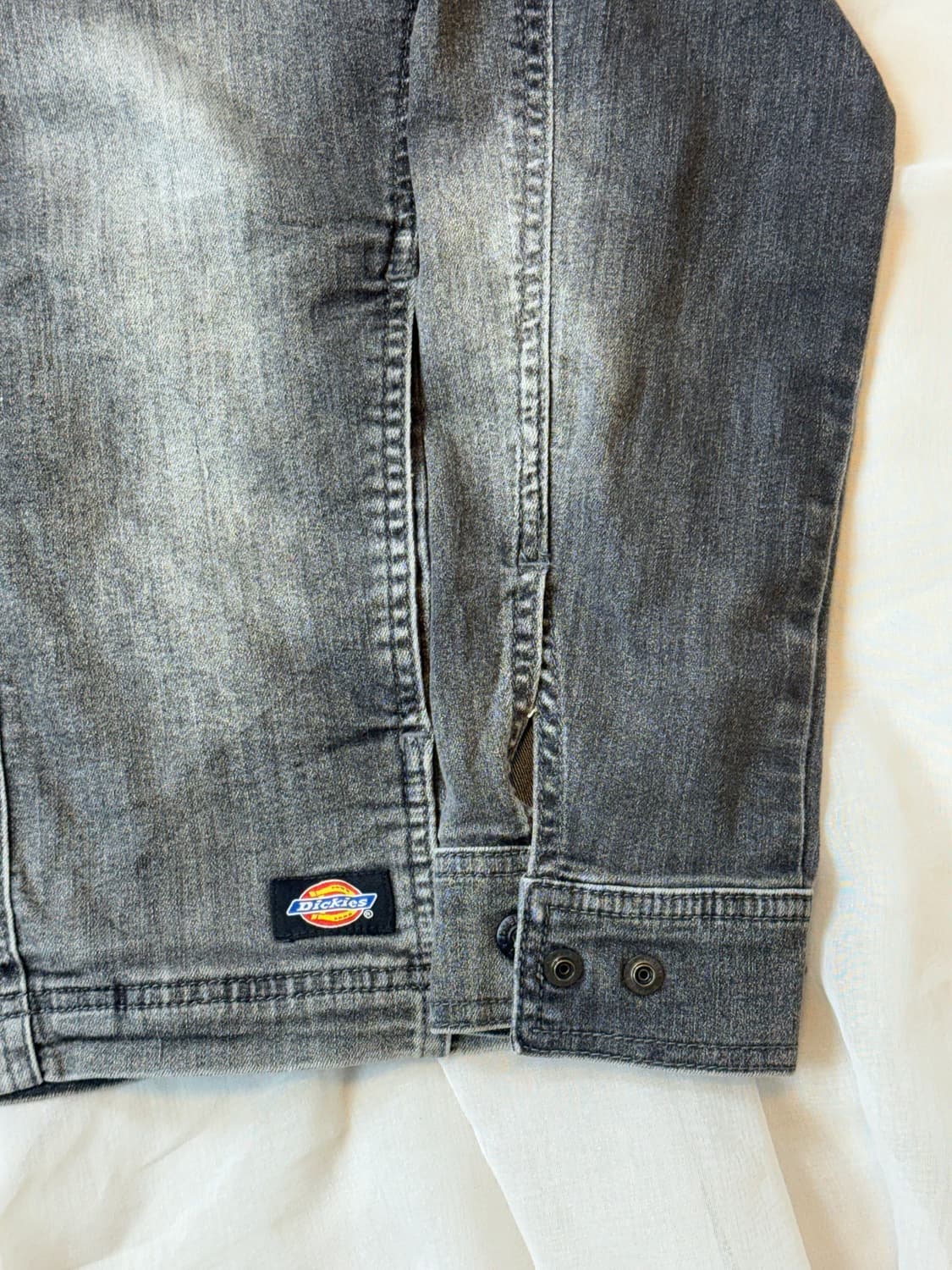 디키즈 바이커 넥버클 흑청데님 집업 상품이미지2