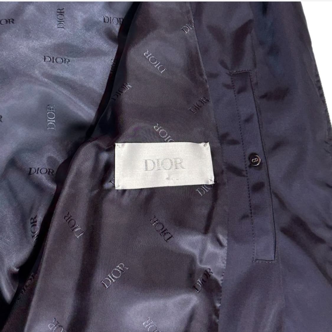 디올 네이비 후드 파카 바람막이 54사이즈 110 상품이미지7
