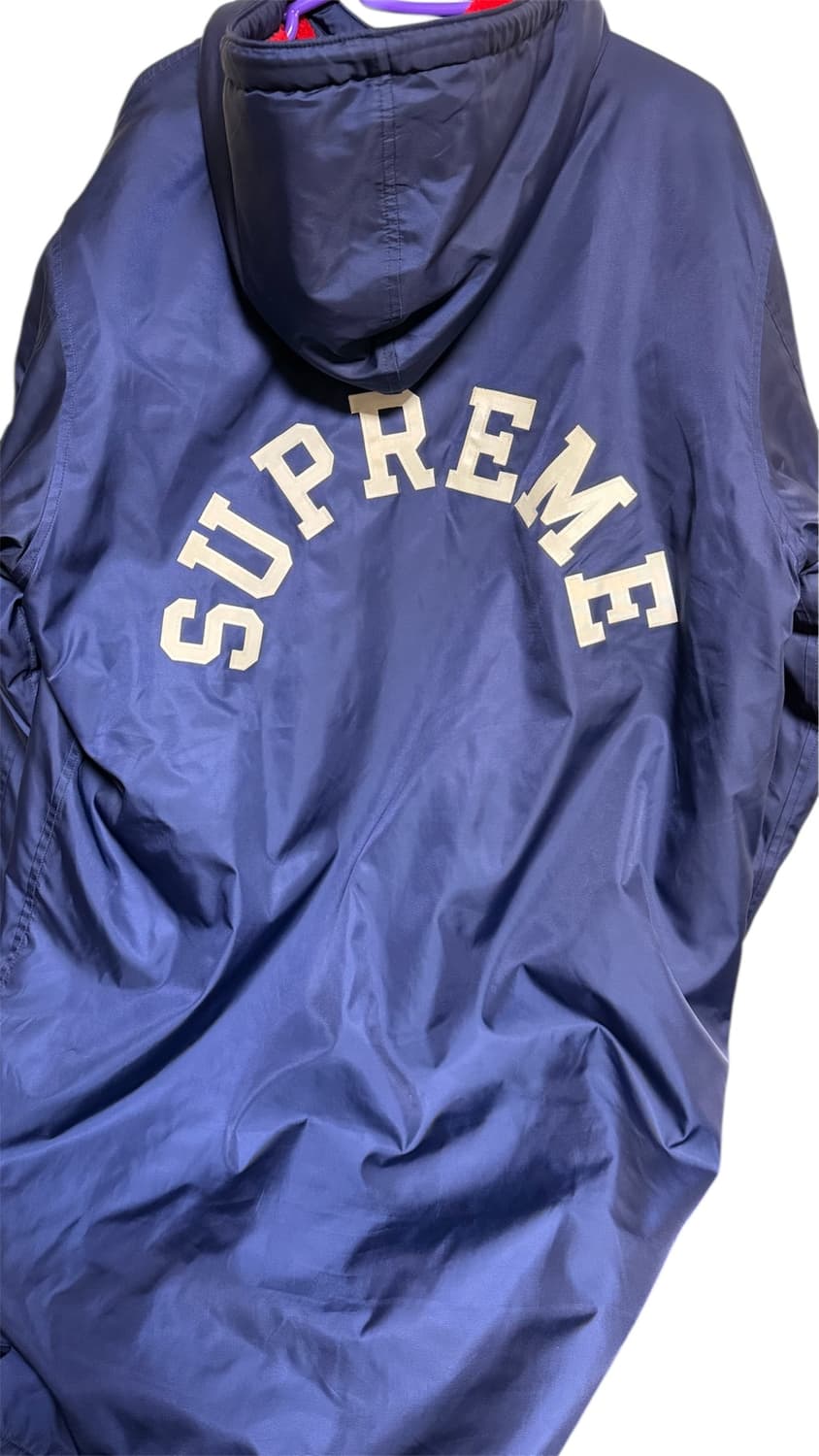 [XL]슈프림 x 챔피온 스타디움 파카 네이비 상품이미지2