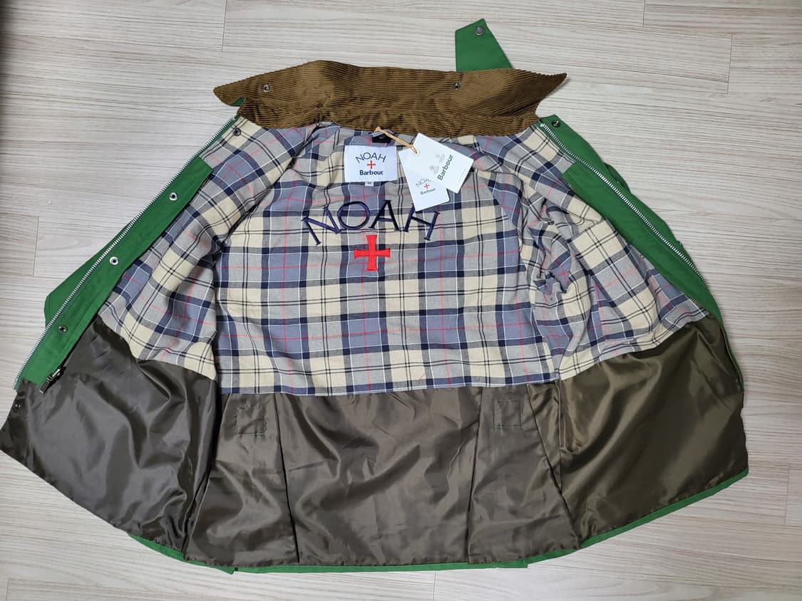 바버 X 노아 비데일 논왁스 자켓 켈리 그린(M사이즈)새상품 상품이미지8