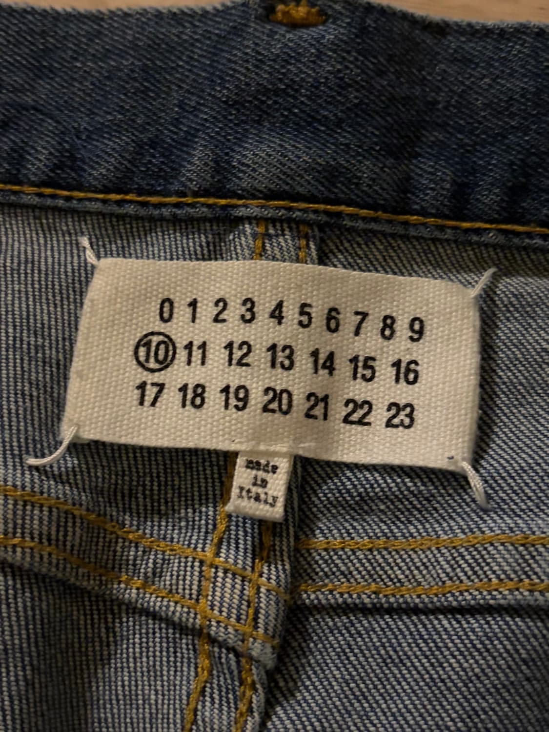 2018 마르지엘라 백스티치 데님 상품이미지2