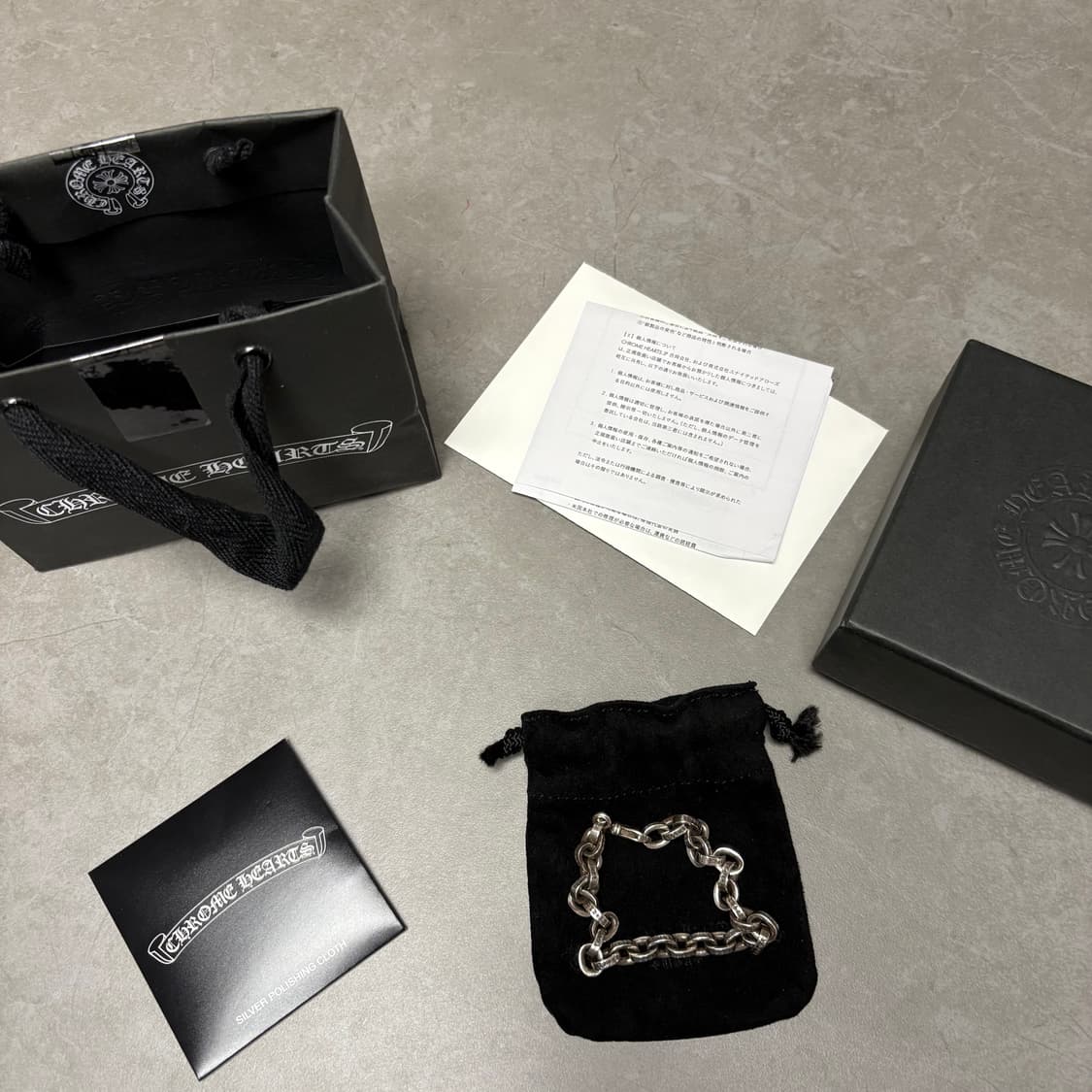 크롬하츠 페이퍼체인 라지 팔찌 상품이미지6