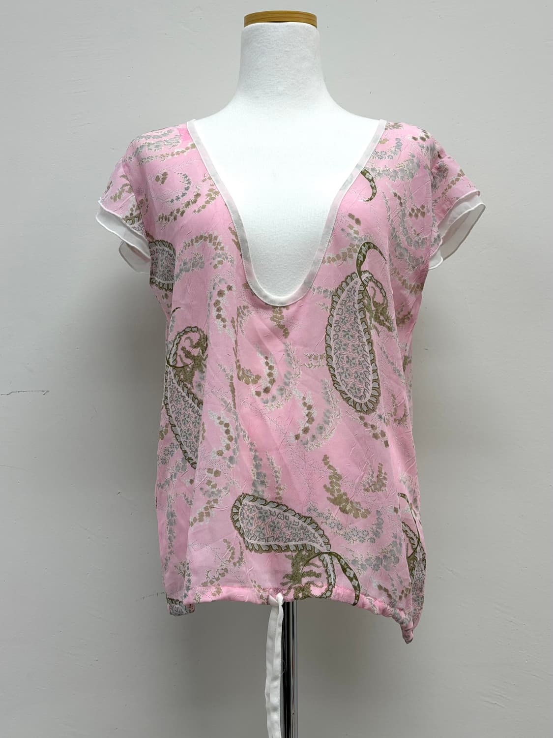 빈티지 핑크 슬리브리스 상품이미지1