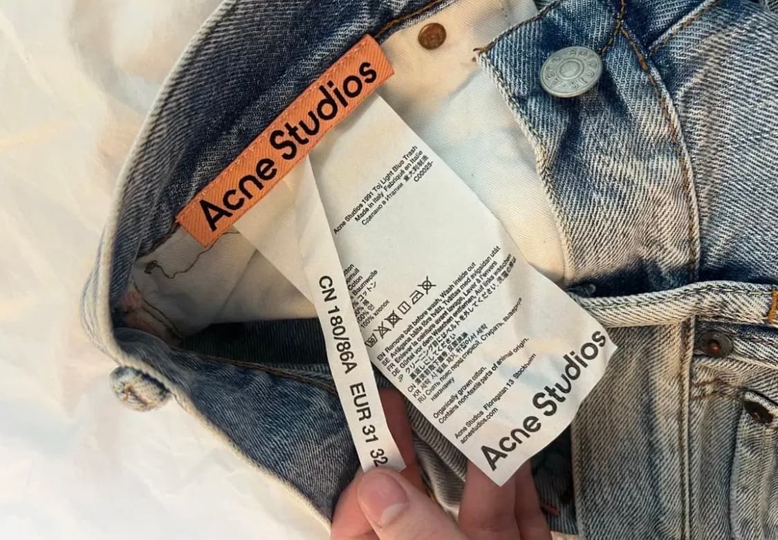 아크네 스튜디오 1991 toj 데님 31/32 상품이미지4