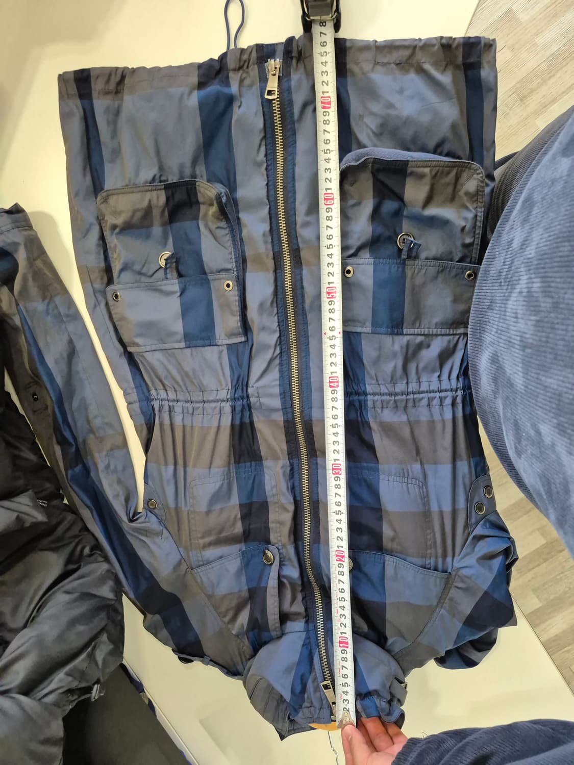 버버리 브릿 여성 체크 후드 자켓 38size 상품이미지8