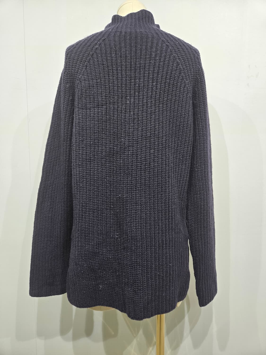 막스마라 네이비 톤넥 니트 스웨터 상품이미지2