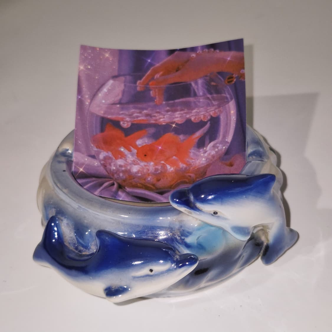 80s 가토 돌고래 오로라 도자기 홀더 상품이미지6