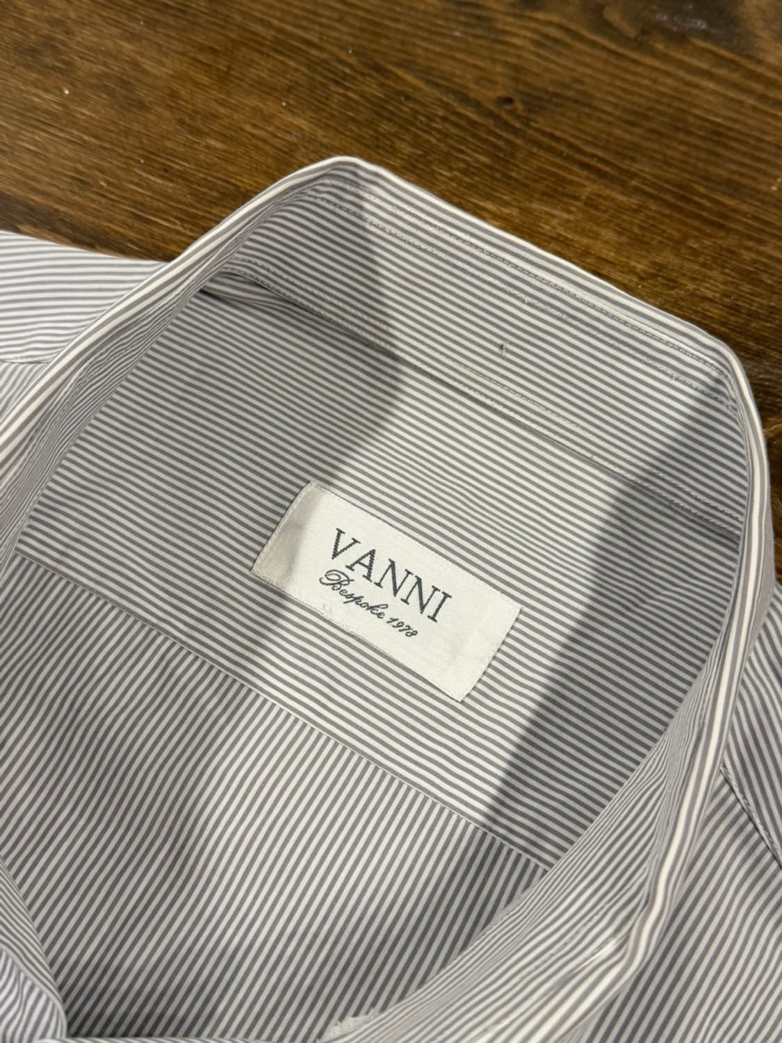 VANNI 반니 비스포크 드레스 셔츠 슬림100 상품이미지8