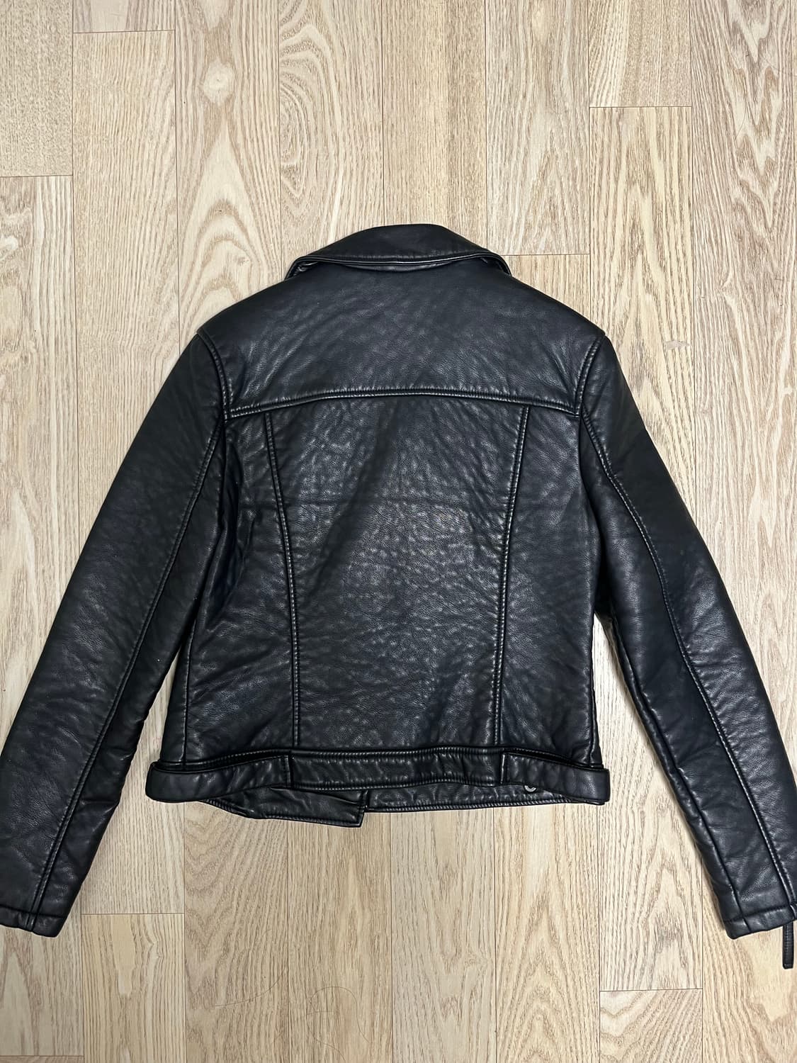 탑샵 비건 레더 라이더 자켓 상품이미지2