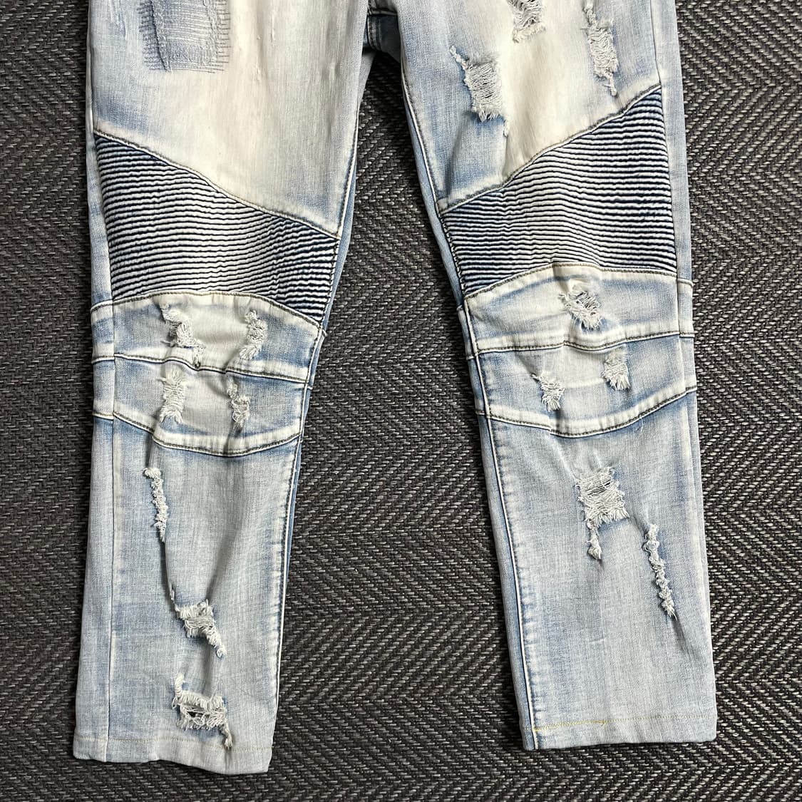 발망 디스트로이드 데미지 워싱 바이커 팬츠 y 5053 상품이미지3