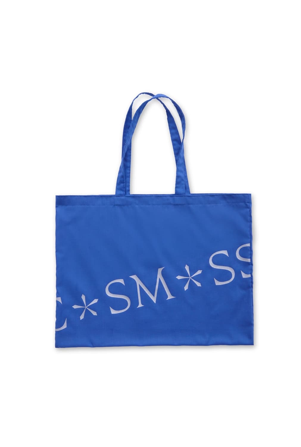 코스모스 METALLIC LOGO TOTE BAG (BLUE) 상품이미지1