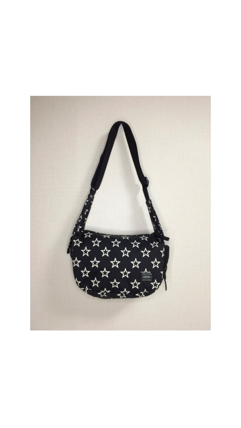 Porter 포터 블랙 별 무늬 크로스백 숄더백 상품이미지1