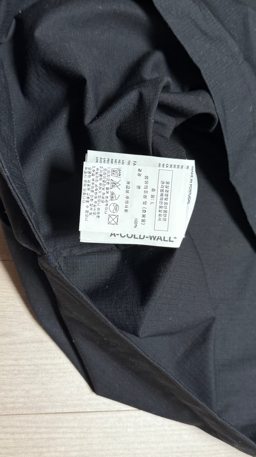 어콜드월 A COLD WALL 블랙 오버셔츠 자켓 L 상품이미지6