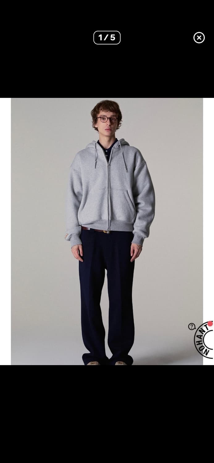 노앙 헤비웨이트 후디 m 상품이미지1