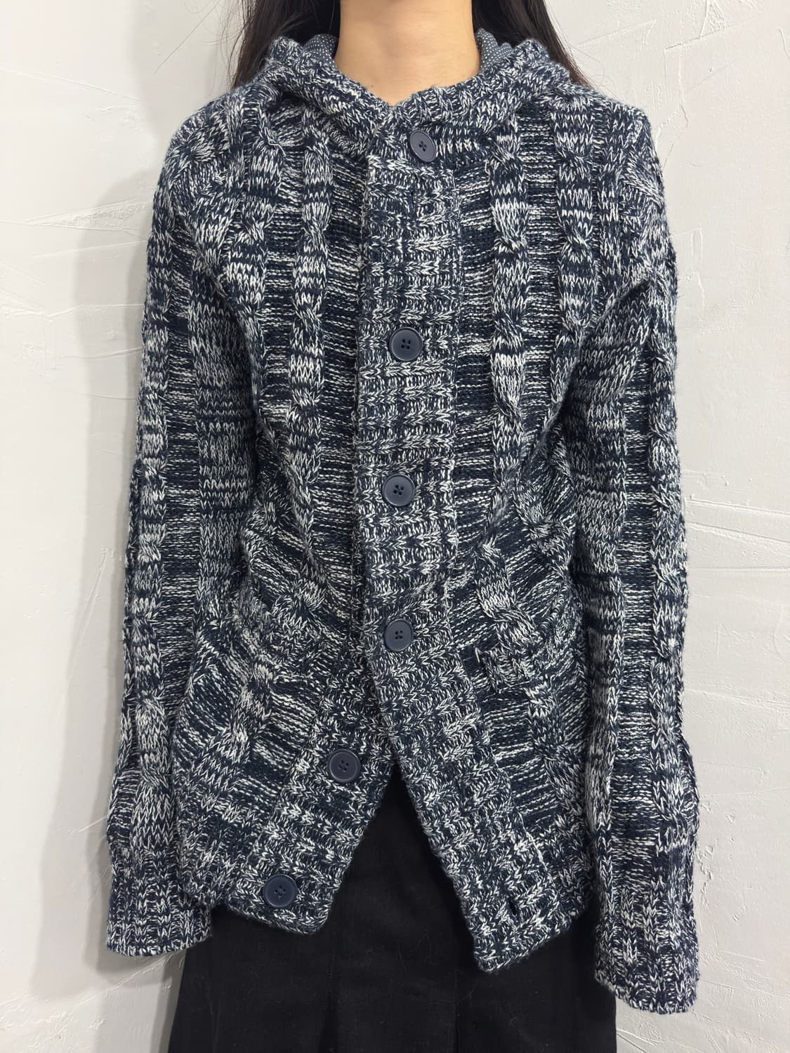 tk knit hood cardigan 상품이미지1