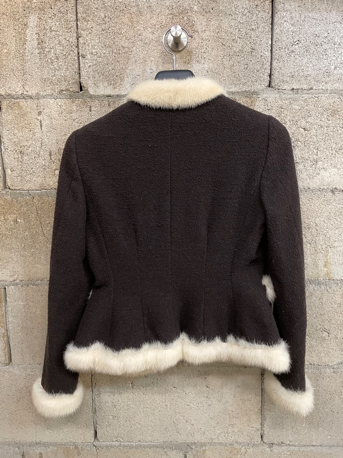 모스키노 트위드 퍼 자켓 상품이미지4