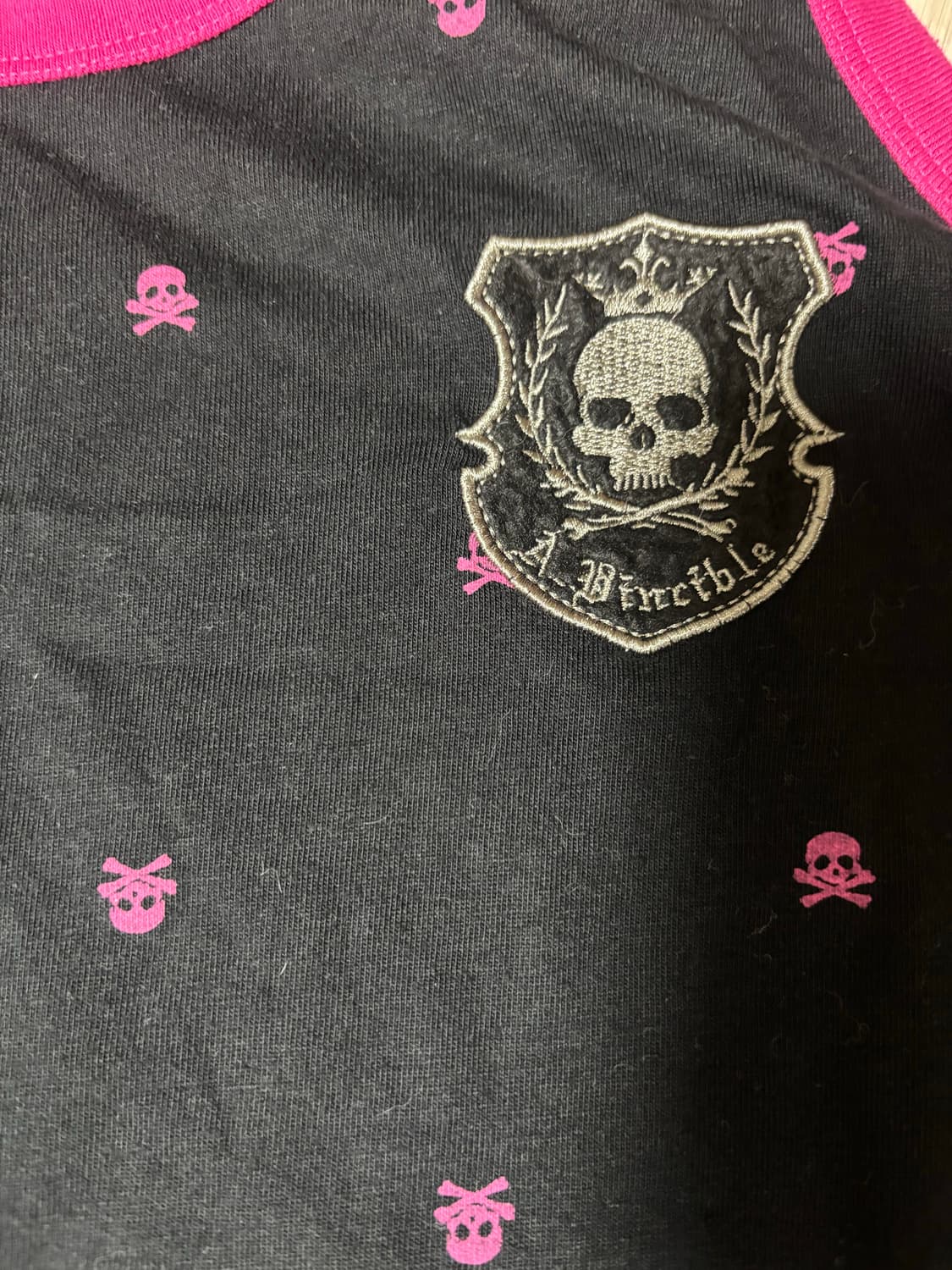 스컬 프린팅 해골 슬리스리스 나시 상품이미지2