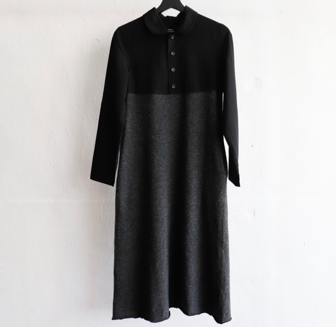 Round collar knit dress 상품이미지1