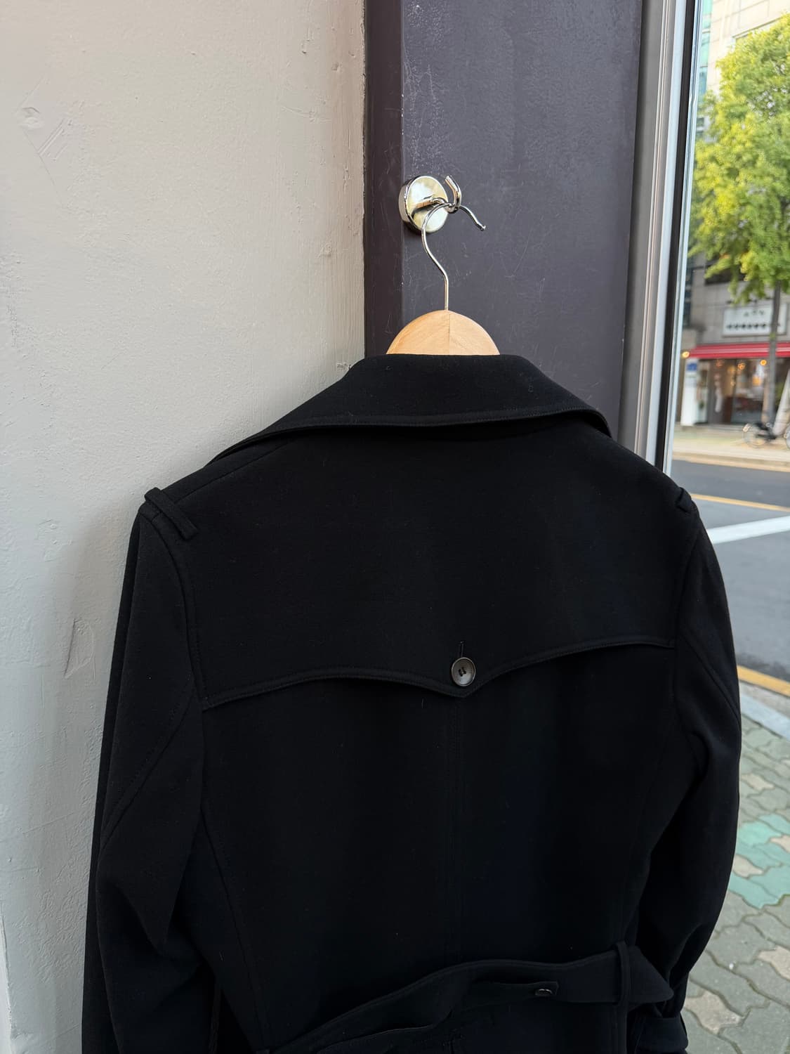 38/ 띠어리 울 벨티드 트렌치코트 자켓 상품이미지7